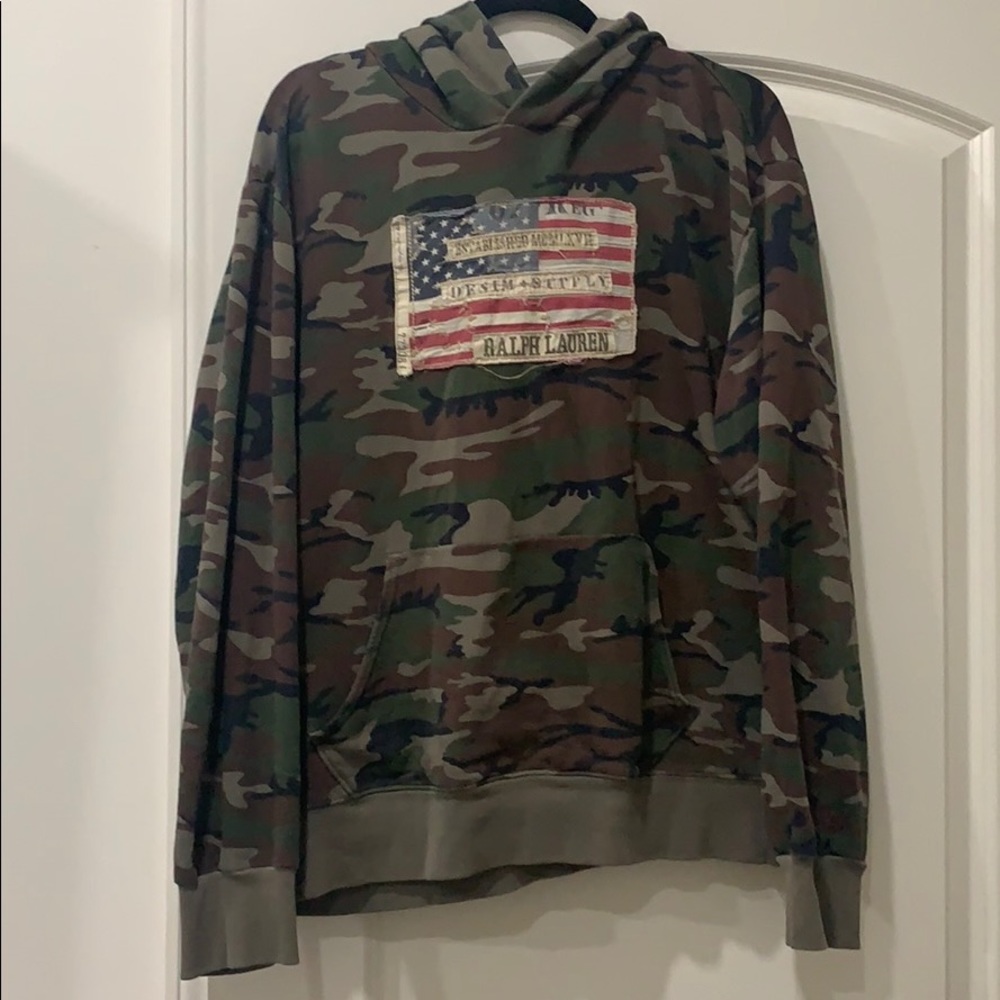 DENIM & SUPPLY RALPH LAUREN CAMEO HOODED SWEATER